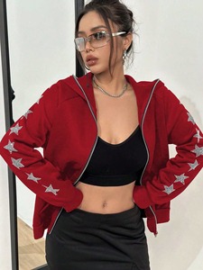 Sweat-shirts pour femmes en coton 100% durable, manches longues, hiver, strass, haute qualité, imperméable, vente chaude - Product Image 3