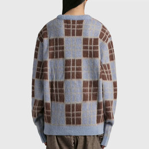 Pull décontracté pour femme en polyester/coton, col rond, qualité supérieure, respirant, anti-froissement, logo personnalisé sur le devant, tendance hiver - Product Image 3