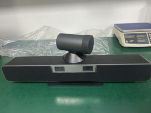 Barra de Videoconferencia 4K UHD de Doble Lente con Dongle Inalámbrico BYOM, Zoom Óptico PTZ, Encuadre Automático por IA, Plug & Play para Salas de Reuniones - Product Image 4