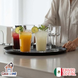 Bandeja de Servicio Comercial de 68.5x56x3 cm, Duradera, con Recubrimiento en Polvo, Apta para Lavavajillas, para Uso en Restaurantes y Servicios de Catering, para Servicio de Alimentos y Bebidas - Product Image 6