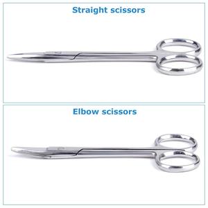 Tijeras de Alambre de Acero Inoxidable para Coronas Dentales, Cortador de Alambre Curvo y Recto para Dentistas, Herramienta Manual para Cortar Filamentos de Ligadura Quirúrgica - Product Image 5