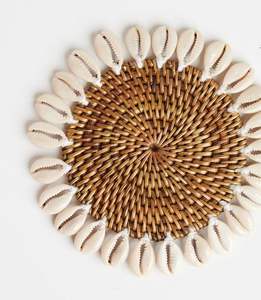 American Style Round Shape Handmade Rattan Coaster in Table Coaster for <b>Dinner</b> Home Decor Accessories - Product Image 3