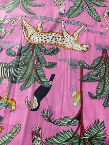 เสื้อคลุมอาบน้ำทรงหลวมพิมพ์ลายป่าสำหรับผู้หญิงชุดคลุมอาบน้ำแบบ caftan ทำจากผ้าร่อนเร่น้ำหนักเบาสำหรับเด็กผู้หญิงและงานฝีมือของเด็ก - Product Image 5