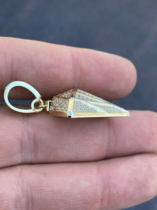 Colgante de Moissanita en Forma de Diamante en Plata de Ley 925, Estilo Hip Hop, Lujoso, para Hombre y Mujer - Product Image 4