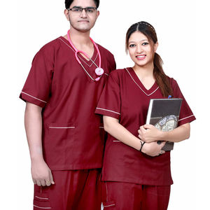 Medical <b>Scrubs</b> Wholesale Customized Good Quality Women's <b>Nursing</b> Uniform Sets Knitted Spandex Polyester ODM Seamless Fusing - Product Image 2