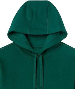 Sweats à capuche unisexes de haute qualité en coton épais uni poids lourd surdimensionné personnalisé sans ficelle sweats à capuche grande taille brodé sans ficelle - Product Image 1