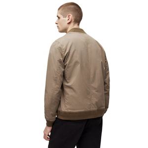 Nouvelle arrivée Veste bomber d'hiver pour homme de haute qualité sur mesure avec col en V, fermeture éclair intégrale, poignets élastiques et poche latérale à bouton - Product Image 2