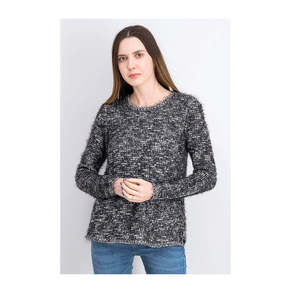 Maglione Casual da Donna Style & Co in Nero con Texture Effetto Ciglia, Taglia Extra Large per l'Inverno - Product Image 1