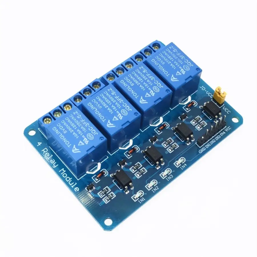 5V 4-Channel Relay Module Shield for ARM PIC AVR DSP Electronic 5V 4 Channel Relay.4 road 5V Relay Module