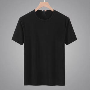 Camiseta de Manga Corta de Malla de Seda de Hielo de Secado Rápido Personalizada OEM, Camiseta de Verano Delgada con Cuello Redondo y Media Manga para Hombre - Product Image 1