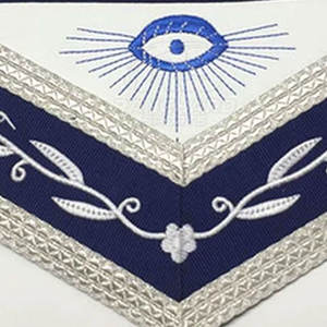 Delantal Masónico de Satén Personalizado, Diseño de Logia Personalizado, Logotipo Personalizado, Suministro de Fábrica de Delantales Masónicos - Product Image 4