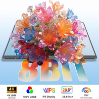 Monitor Portátil Eimio de 23.5 Pulgadas, 4K, IPS, 280nits, Directo de Fábrica, Mini Monitor Dual Portátil, Extensor de Pantalla para Laptop Tipo-C, OEM, ODM