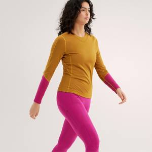 Pantalones de capa Base térmica de cintura alta para mujer, cálidos, transpirables para esquiar, actividades al aire libre de invierno con logotipo en la cintura, uso en el gimnasio - Product Image 2