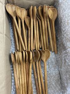 ช้อนไม้ไผ่ เครื่องมือ ทําอาหาร รูปหัวใจ เสิร์ฟช้อน ไม้รูปหัวใจรัก - Product Image 2