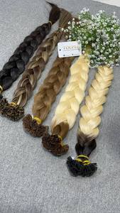 Extensiones de Cabello Humano Vietnamita Dream Hair DR03, 100% Virgen Remy, Puntas Planas, Cabello Liso, Super Double Drawn, 30 Pulgadas, Color 1B - Product Image 3