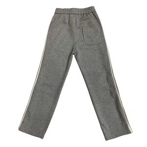 Pantalon de jogging décontracté pour homme, pantalon de survêtement en tissu de coton peigné, jambe droite, grandes poches, taille élastique - Product Image 3