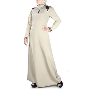 Abaya Midi Décontractée Islamique Simple et Tendance, Caftan Africain Grande Taille pour l'Été et le Printemps, Robe de Prière Musulmane Personnalisée de Haute Qualité - Product Image 5
