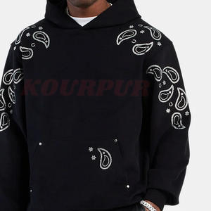 เสื้อฮู้ดเฮฟวี่เวทสไตล์ใหม่สำหรับผู้ชายมีฮู้ดแบบอบอุ่นระบายอากาศได้ดีที่สุด - Product Image 2