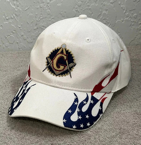 Gorra de Béisbol con Correa Ajustable de Talla Única para Masones, con Llamas, Gorras de Regalia de Maestro Masón, Bordado de Letras, Gorras Personalizadas de Hip Hop - Product Image 2