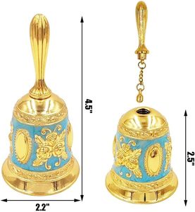 Campana de Metal Decorativa para Cena, Campanas de Boda Vintage Hechas a Mano - Product Image 6