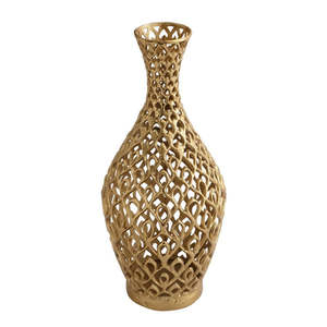 Jarrón de Flores de Metal de Lujo Antiguo Personalizado de Primera Calidad para Decoración del Hogar, para Bodas y para el Suelo, a Bajo Precio por Exportador - Product Image 1