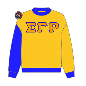 Sigma Gamma Rho Sorority Broderie Femmes Sweat Ras Du Cou | SGRho Sorority Brodé Dames Style Personnalisé Crewneck - Product Image 5