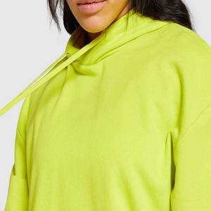 Sudaderas con capucha de lana de gran tamaño para mujer con estampado personalizado de alta calidad, sudadera informal transpirable de manga larga con capucha para mujer - Product Image 2