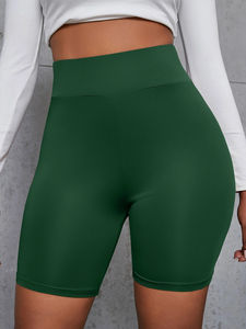GYM <b>Short</b> Length <b>Leggings</b> for <b>Women</b> in Elastic Fabric With Full Customization Made by Custom Demand With Own Logo - Product Image 5