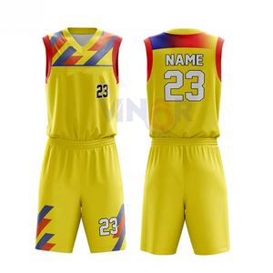 Ensemble de vêtements de basket-ball réversibles personnalisés chauds Nom en polyester à séchage rapide Conception imprimée respirante vierge Conception libre par sublimation - Product Image 6
