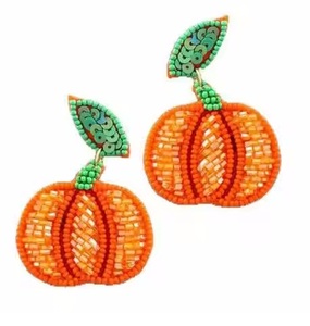 Best Quality Noe Beaded <b>Stud</b> <b>Earrings</b> Trendy Design Women's Bohemia Stylish Colorful Letter Pattern Party Fashionable Jewelry - Product Image 3