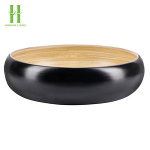 BEST SELLER Bol de service en bambou, saladier, style basique, décoration d'intérieur, vente en gros d'articles de cuisine en provenance du Vietnam - Product Image 2