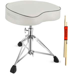 5 Core Drum Throne 4 <b>Padded</b> Guitar <b>Stool</b> Drummer Chair Adjustable Seat - Product Image 1