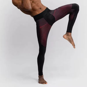 Mallas deportivas de algodón transpirables ligeras para hombre, pantalones deportivos de cintura alta para gimnasio, estilo informal - Product Image 2