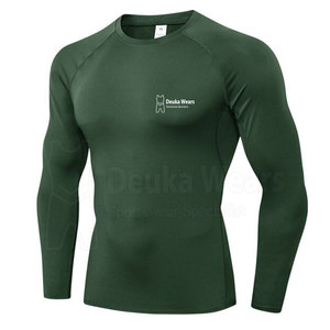 Rashguard de compresión de poliéster personalizado OEM para hombre, para MMA, boxeo y grappling, con impresión por sublimación personalizada, para entrenamiento de boxeo. - Product Image 1