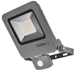 Proiettore LED da esterno con sensore di movimento, grigio, 50W, 4000K, IP44 (Osram 4058075161894) - Product Image 1