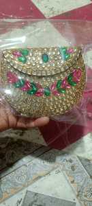 Nouveauté Sac en métal argenté mosaïque Femme Pochette unique Perle Plaqué or Luxe Charme Pochette Femme Mariage Design créatif - Product Image 6