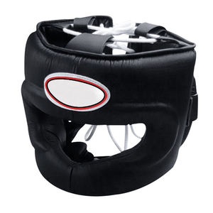 Conception personnalisée 2024 MMA Training Boxe Head Guard Premium Leather Equipment à vendre - Product Image 5