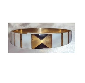 Bracelet en laiton de haute qualité en nacre mode plaqué or Bracelet en nacre élégant design supérieur - Product Image 4