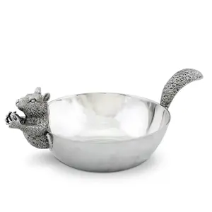 ชามลายนูนทรงโค้งแบบวินเทจชามแต่งขอบแบบหรูหราชามมีพื้นผิวแบบราชวงศ์ปลอดภัยทำจาก Zahid ชุบโลหะ - Product Image 2