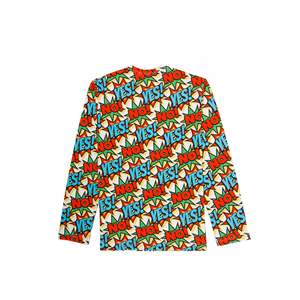   T-shirt à manches longues pour homme, motif graphique, 100% coton jersey, style streetwear, design de bande dessinée, 240gsm-250gsm - Product Image 2