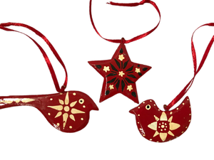 Kashmiri Paper Mache Christmas Ornaments - Product Image 5
