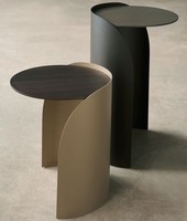 Designer Luxus Heimdekor Tisch mit rundem halb-Design moderner Seitentisch Couchtisch Wohnzimmermöbel