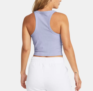 Camiseta sin mangas sin costuras con cuello de barco para mujer Y2k personalizada, camiseta sin mangas de tela de punto deportiva informal, chaleco de verano para mujer, venta al por mayor - Product Image 4