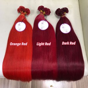 Prix de gros meilleure qualité ongles U Tip kératine extensions de cheveux de cuticule alignée perruques de cheveux humains vietnamiens - Product Image 6