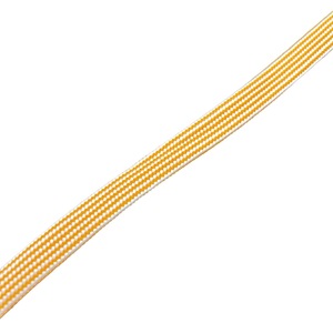 Cordon de serrage plat en polyester 100% élastique de 5mm avec embouts en métal pour vêtements et chaussures haute ténacité écologique - Product Image 3