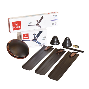 พัดลมเพดานตกแต่งความเร็วสูง มาร์ค โบนิต้า 1200 มม. 48 นิ้ว สีเบอร์เคนบราวน์ - Product Image 5