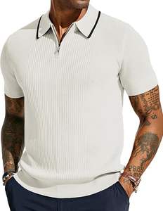 เสื้อโปโลเล่นกอล์ฟของผู้ชายเสื้อกีฬาแขนสั้นพิมพ์ลายระบายอากาศได้ดีขนาดพิเศษ - Product Image 6