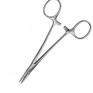 Portaagujas de 6,5 pulgadas de grado quirúrgico personalizable Olsen HEGAR con insertos de carburo de tungsteno, fórceps industriales DIY - Product Image 4