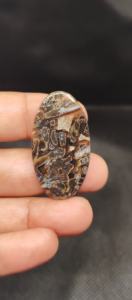 พลอยอาเกตสีน้ำตาลธรรมชาติจากตุรกีสำหรับทำเครื่องประดับ |   หินอาเกตขัดเงาขายส่ง - Product Image 3