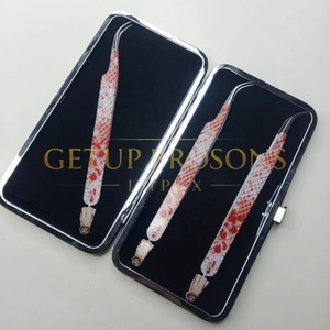 GETUP BROSONS IMPEX Nouvelle pince à cils incurvée en acier inoxydable durable de 10 mm avec pointe dentelée et lisse pour une prise parfaite, style Halloween - Product Image 6